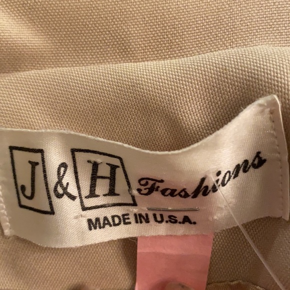 J & H Fashions Vintage Spring Beige Lined Coat - Picture 6 of 8
